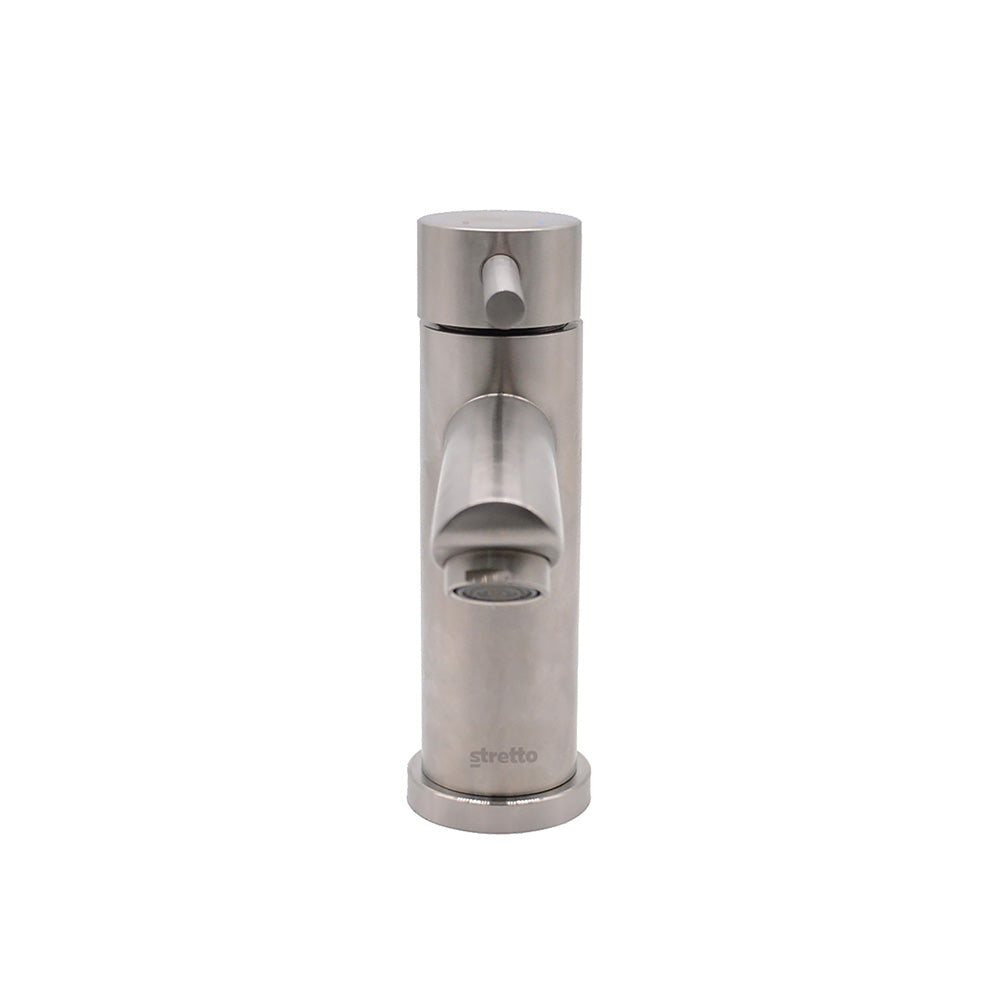Monomando Lavamanos Fiorenzo Inox Satinado