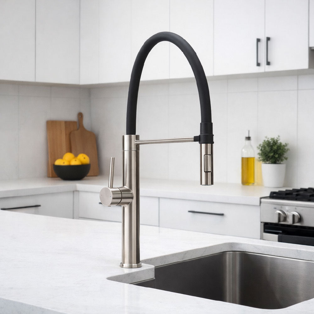 Monomando Lavaplatos Viadana Inox Satinado