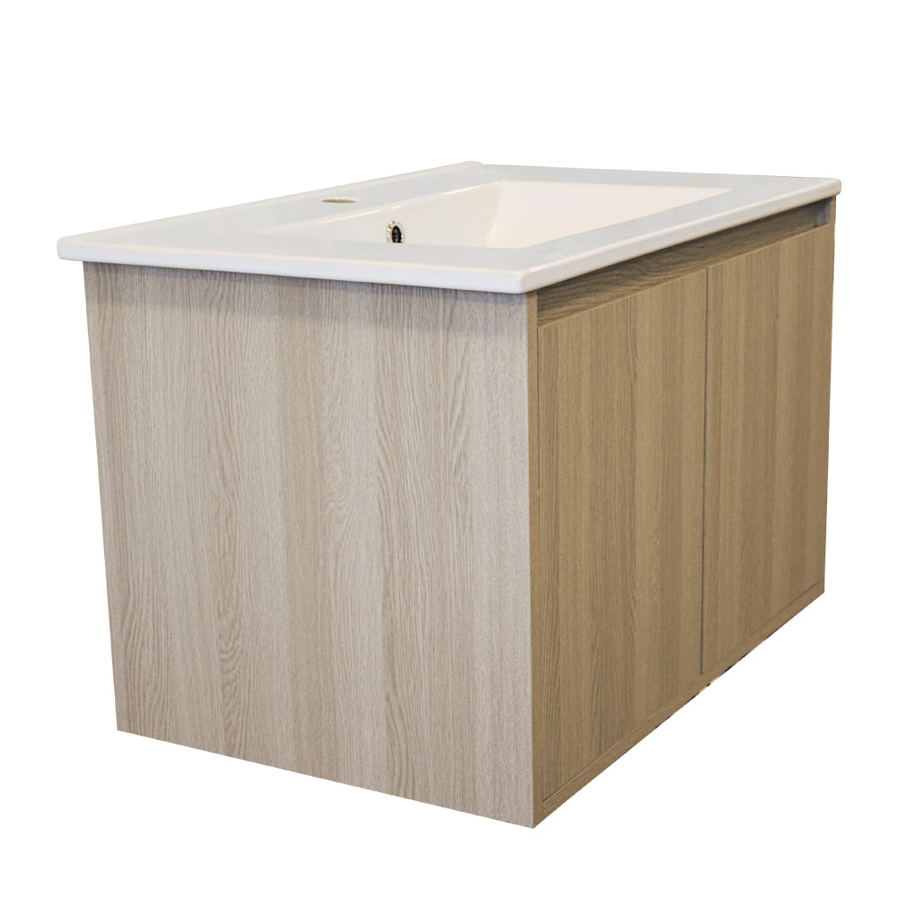 Mueble Vanitorio Amélie Acácia + Cubierta 90x46x45 cm