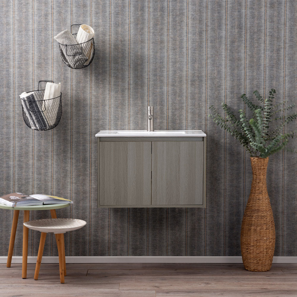 Mueble Vanitorio Amélie Ulmo + Cubierta 70x46x50 cm