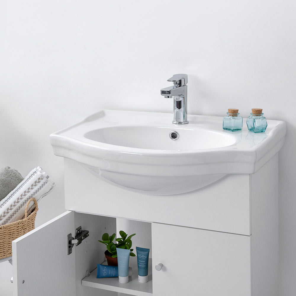 Mueble Vanitorio Completo Marie 60x43 Blanco