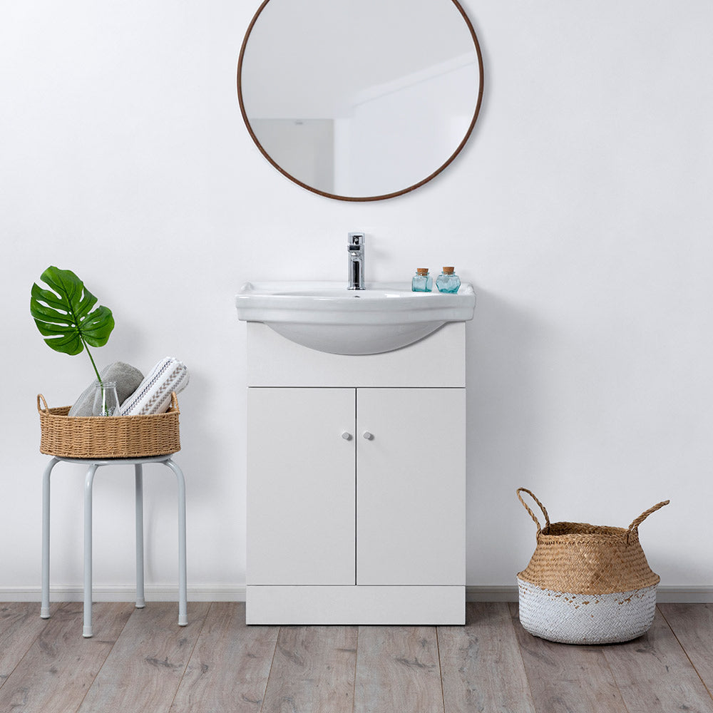 Mueble Vanitorio Completo Marie 50x43 Blanco
