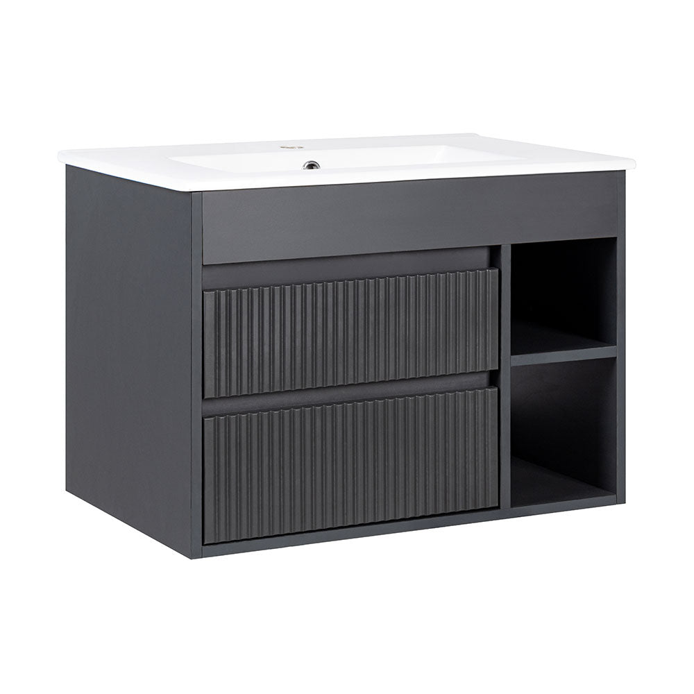 Mueble de Baño Completo Paris Dark Grey Texturado
