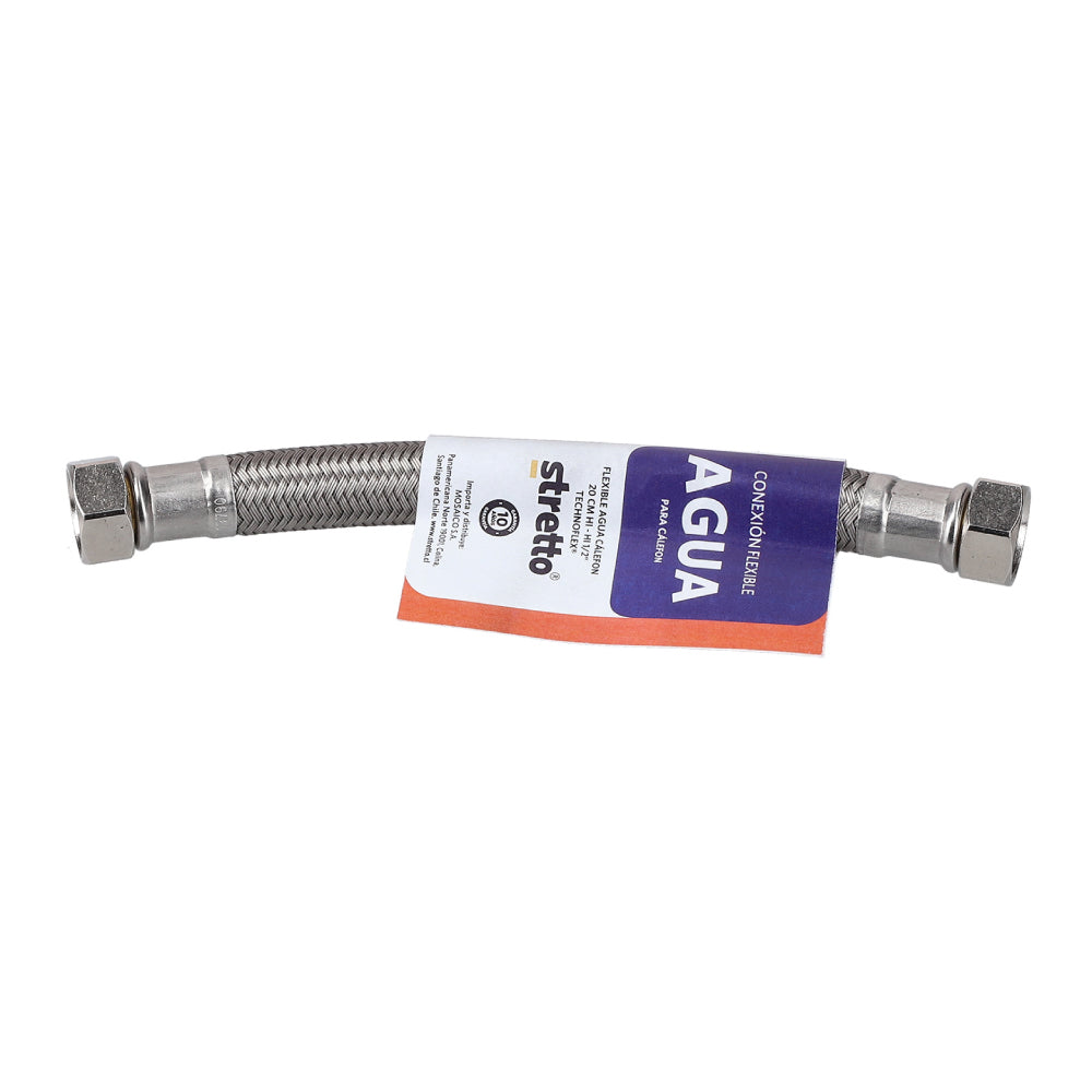 Flexible para Agua Calefon Hi-Hi 1/2" 20cm.