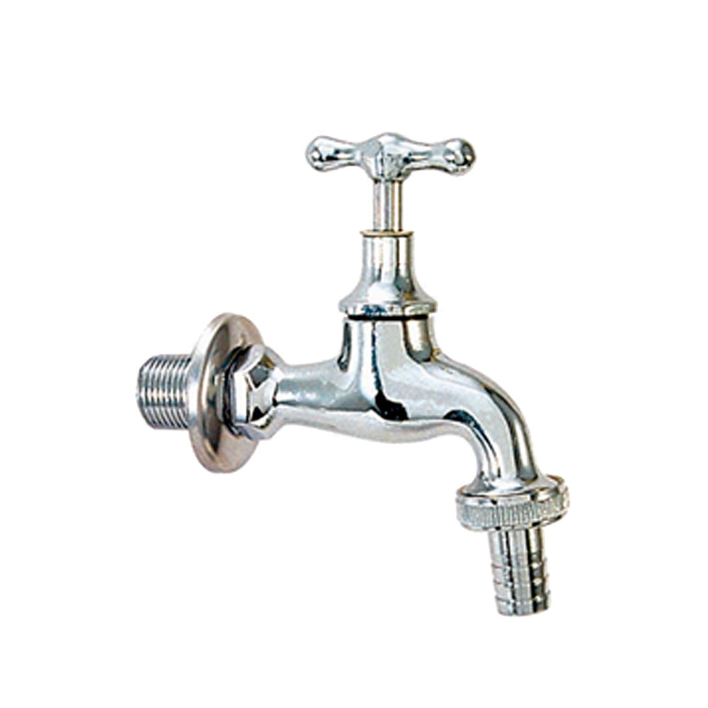 Llave Lavadora con Flange 1/2x3/4 MS hilo largo