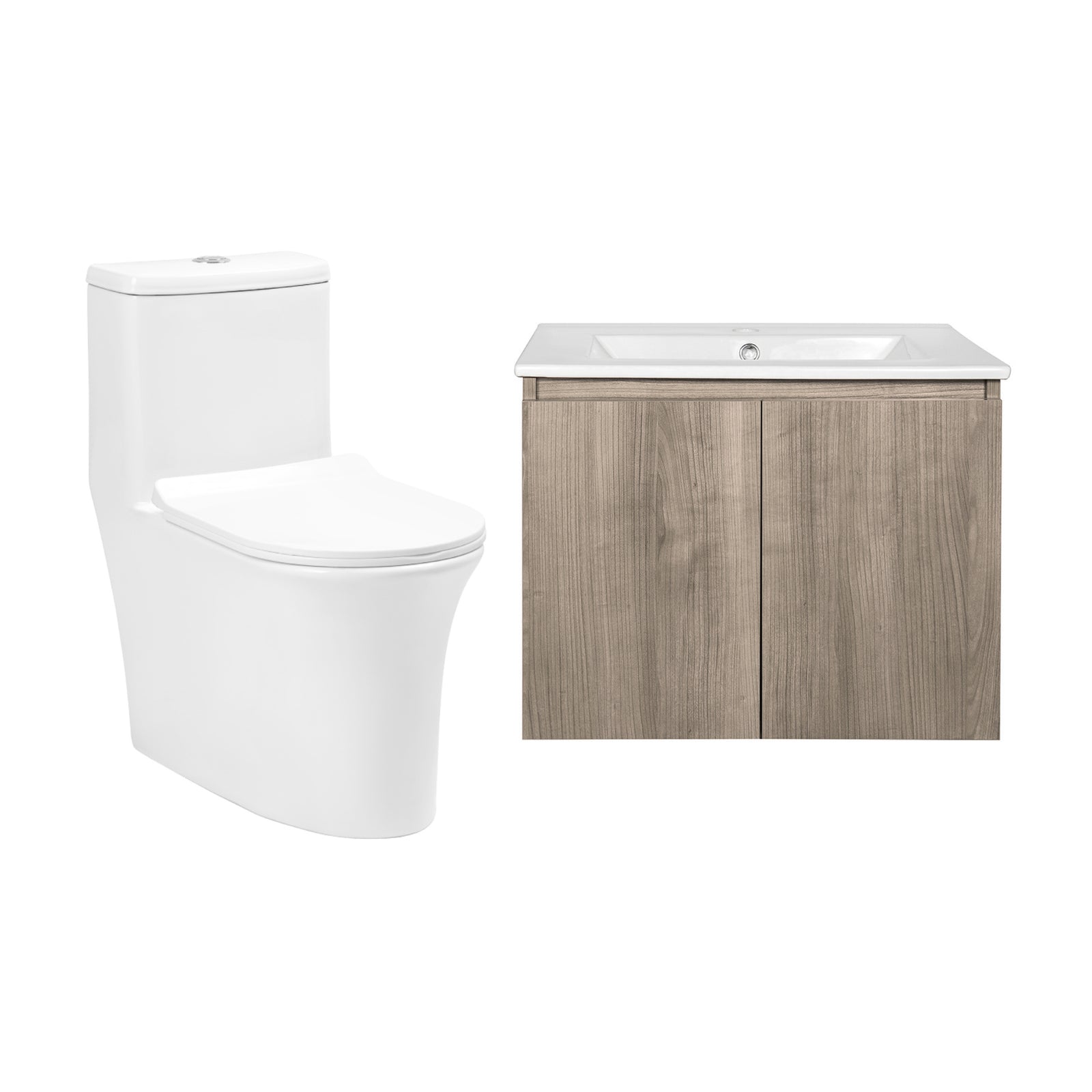 Pack Baño Toledo Lenga | Mueble + Sanitario