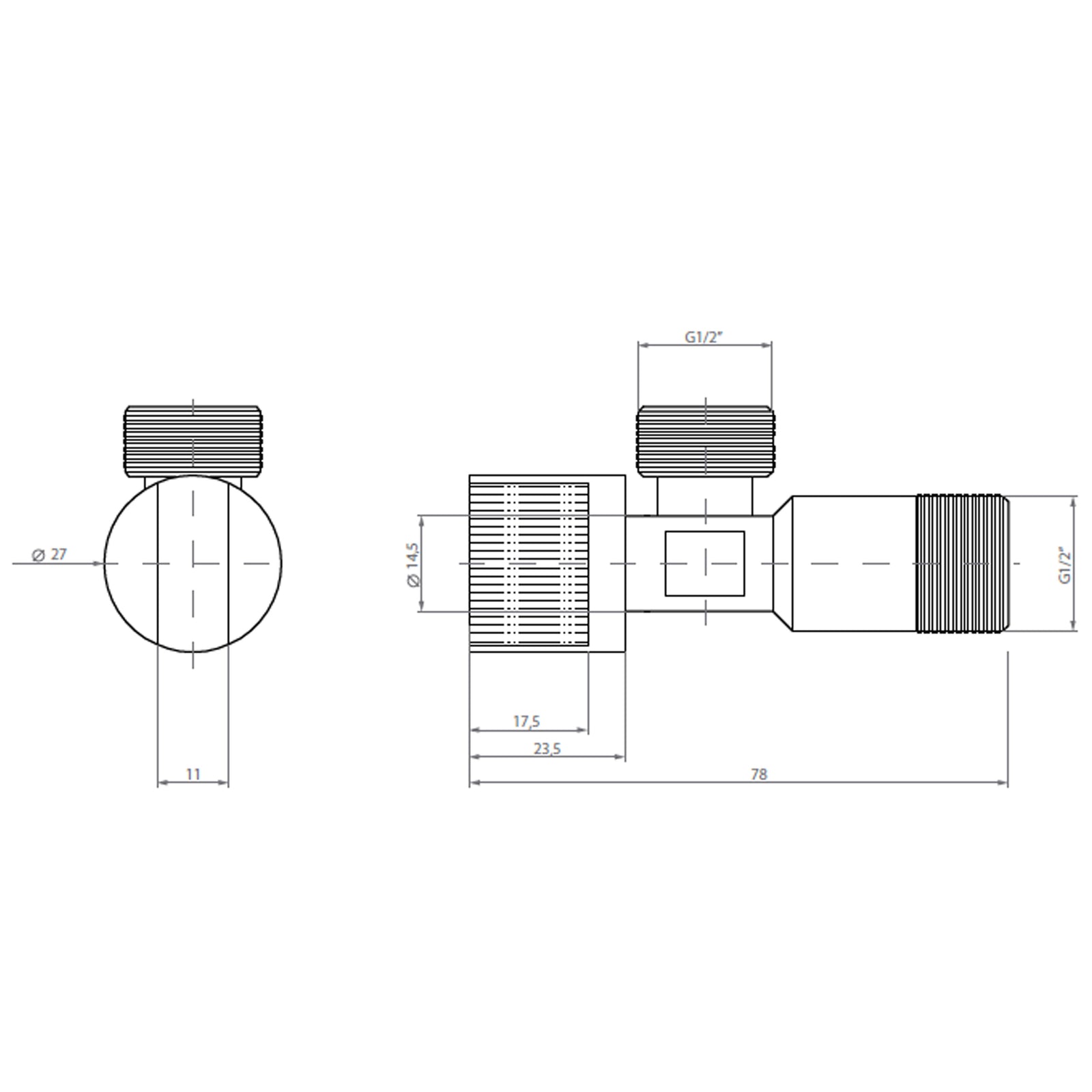 Llave Angular He 1/2x1/2