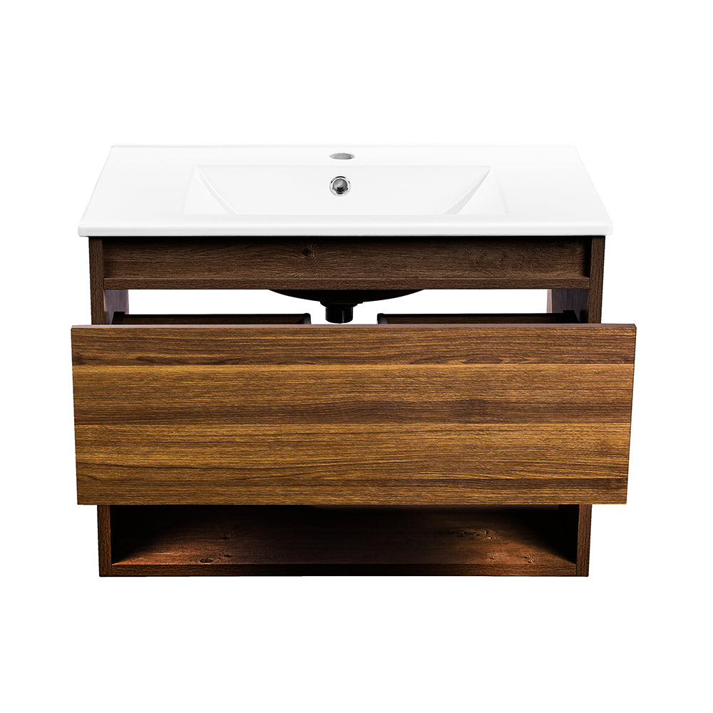Mueble Vanitorio Completo 60 x 46 cm Belle Roble