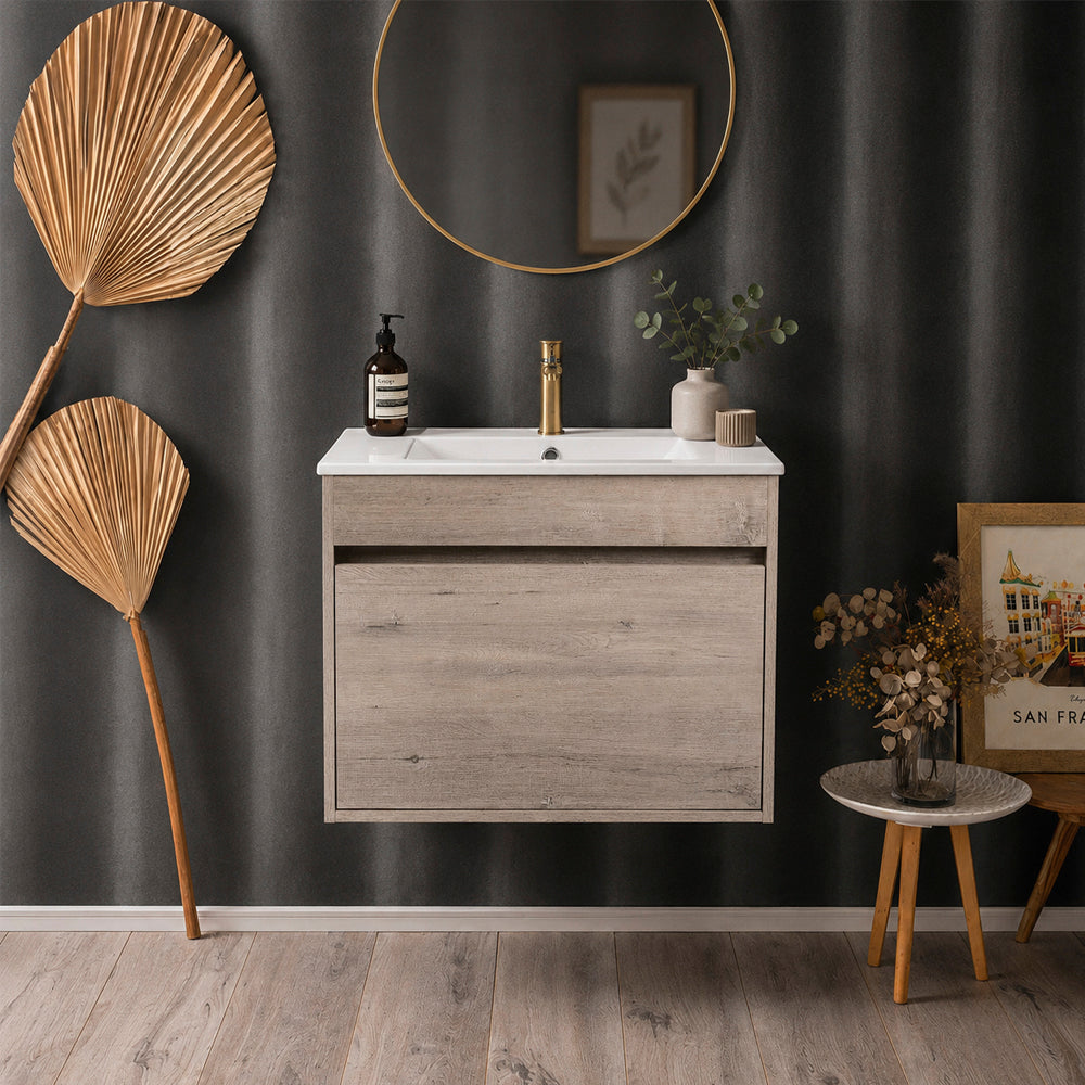 Mueble Vanitorio Renee Lenga + Cubierta 60x46x50 cm