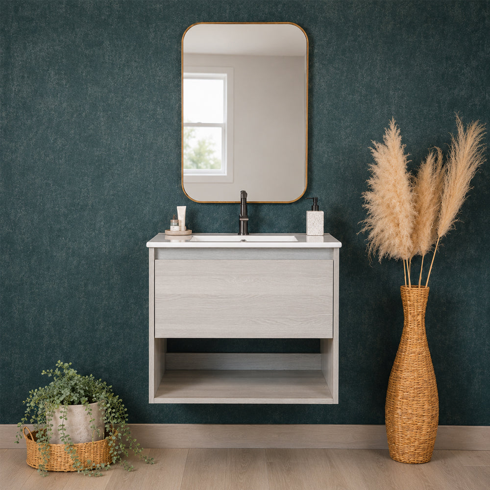 Mueble Vanitorio Zoé Albayalde + Cubierta 50x46x50 cm