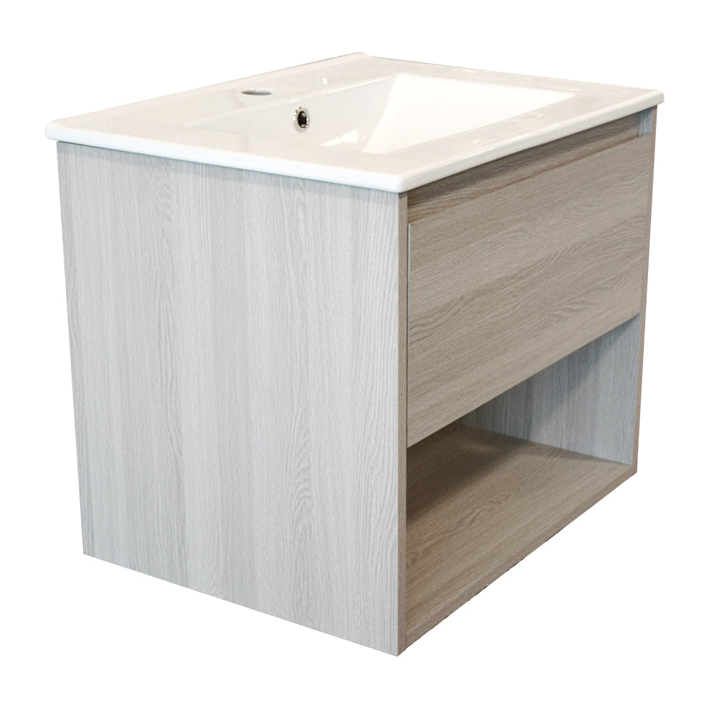 Mueble Vanitorio Zoé Albayalde + Cubierta 70x46x50 cm