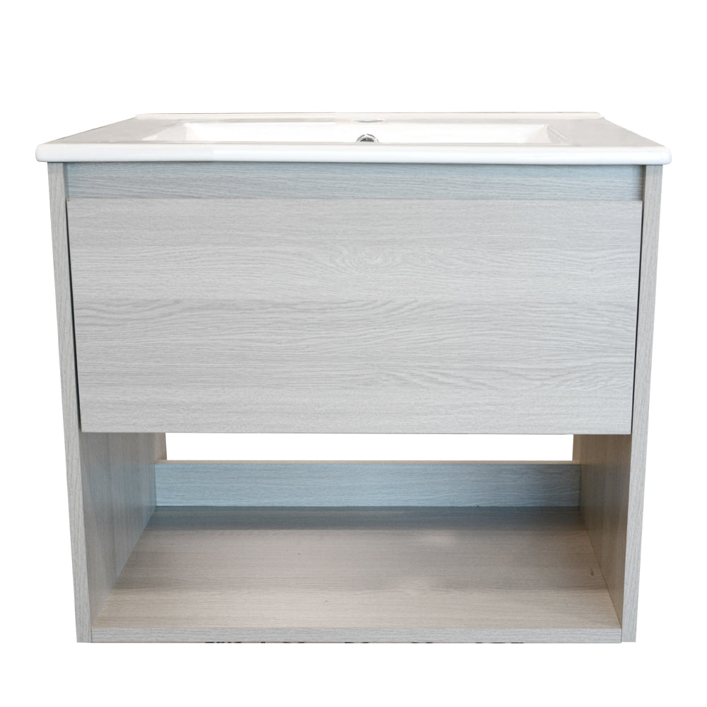 Mueble Vanitorio Zoé Albayalde + Cubierta 150x46x50 cm