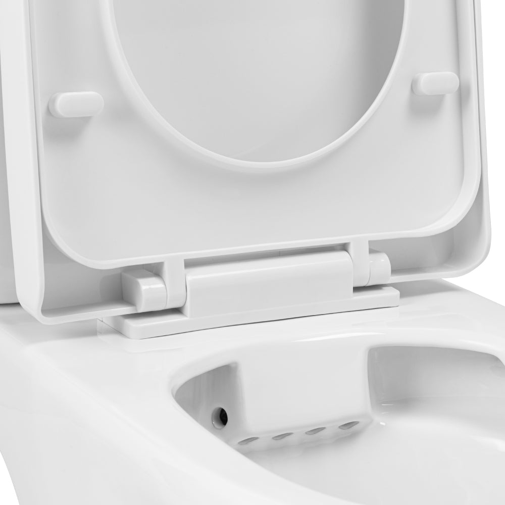 Sanitario Wc Two Piece New Atos 2 - Descarga a Piso 21 cm. (Vertical)