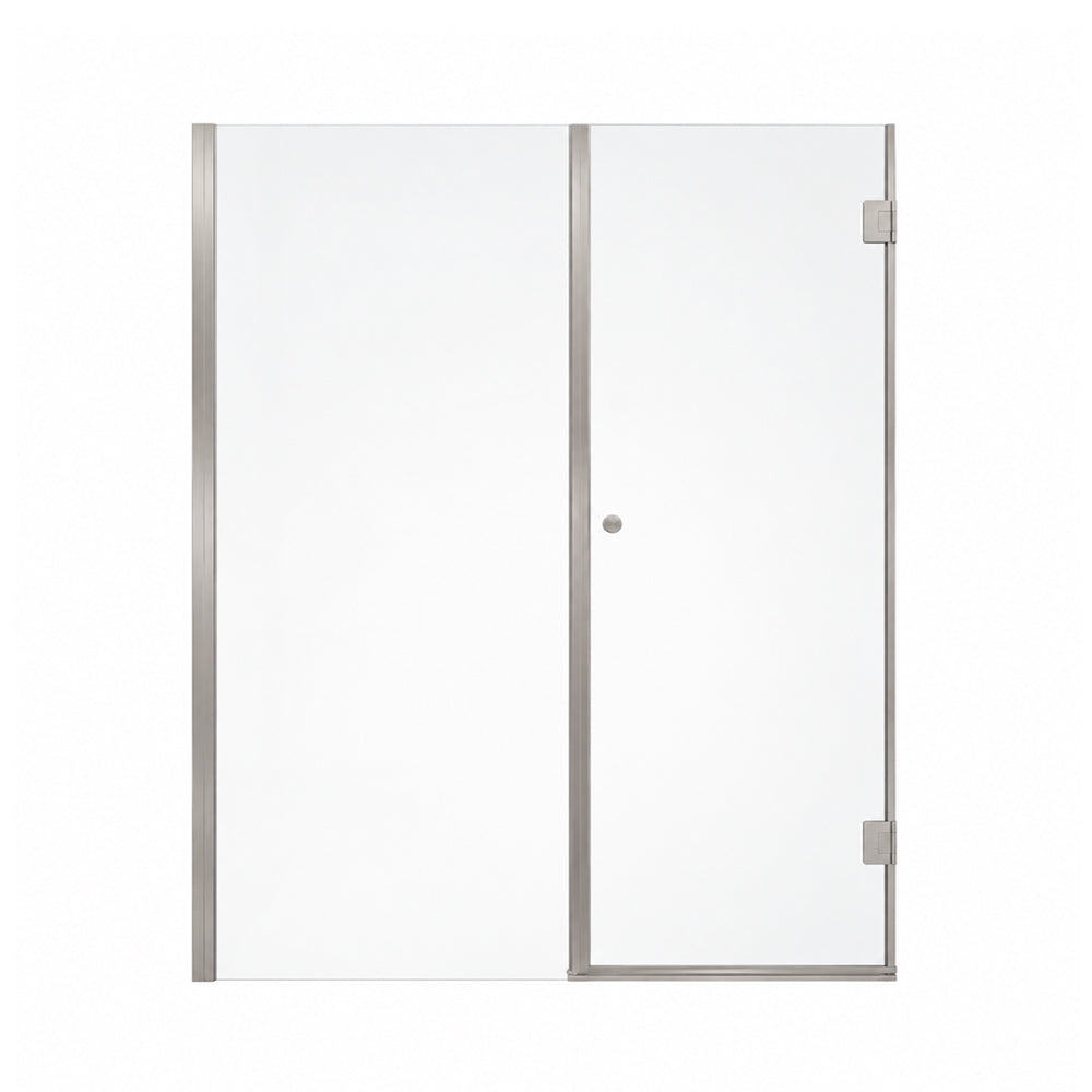 Mampara Abatible 120x195 cm Perfil Inox Satinado