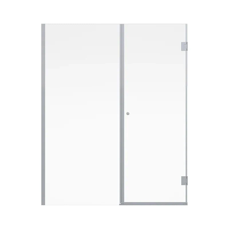 Mampara Corredera 130x185 cm Ajustable ±3 cm Cromado