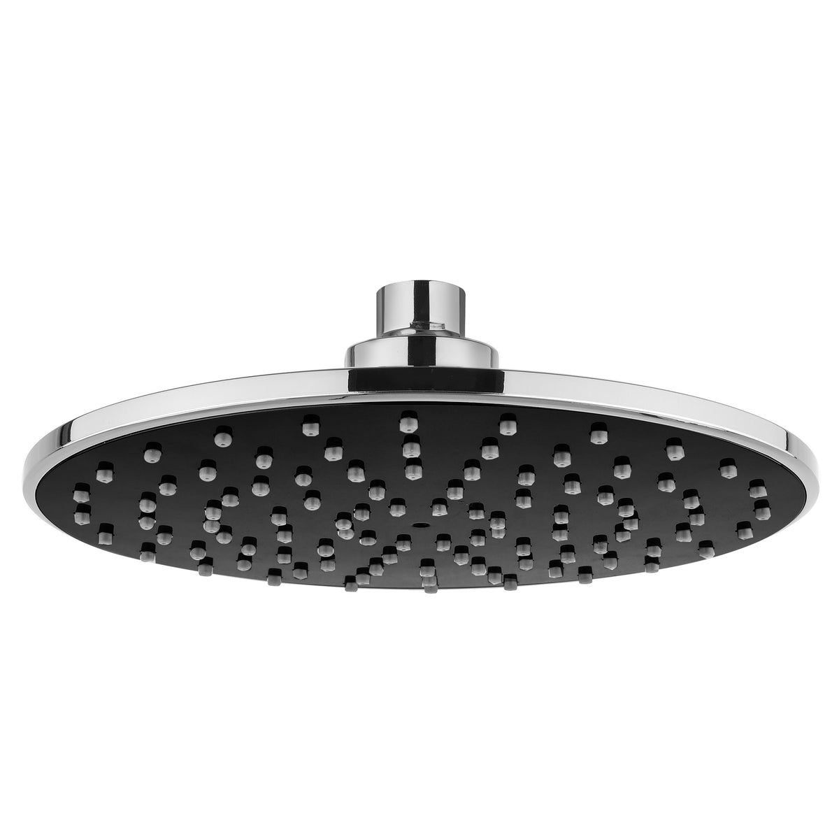 Plato Ducha Circular de 20 cm  Negro