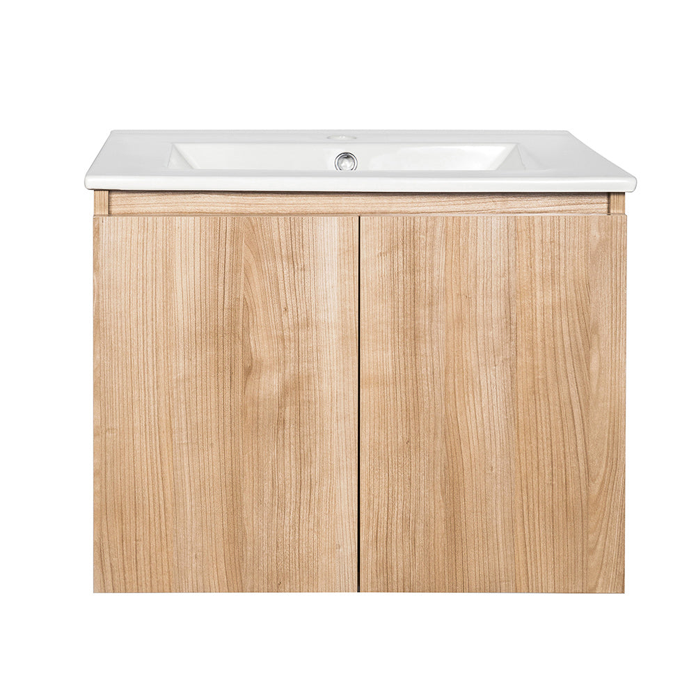 Pack Baño  Art Deco Nogal | Mueble + Giferías + Accesorios
