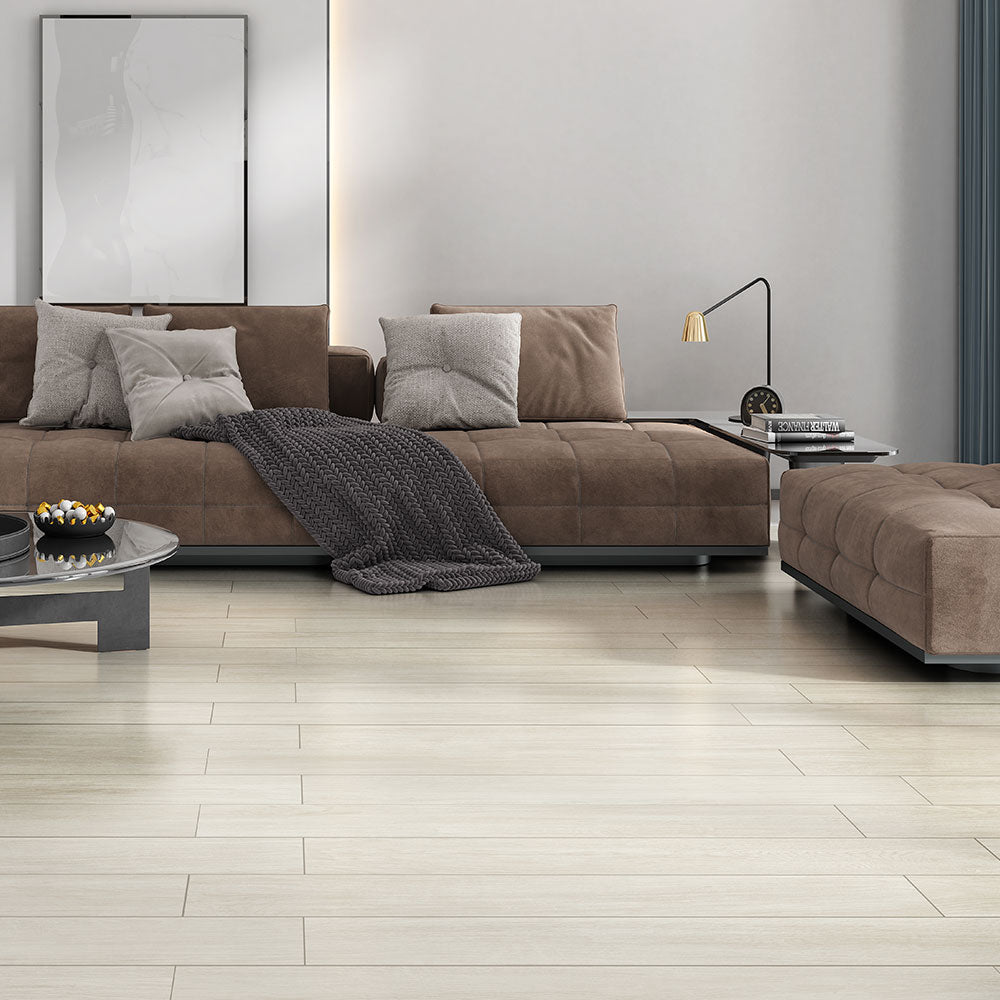 Cerámica Piso - Rieti Beige Mate 19x120 Rectificado