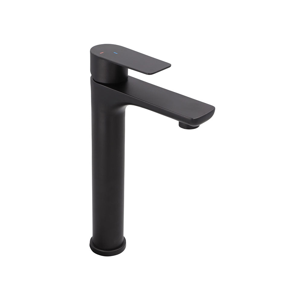 Pack Baño Baena | Vanitorio Sobre Cubierta 36cm + Grifería Alta Negro Mate