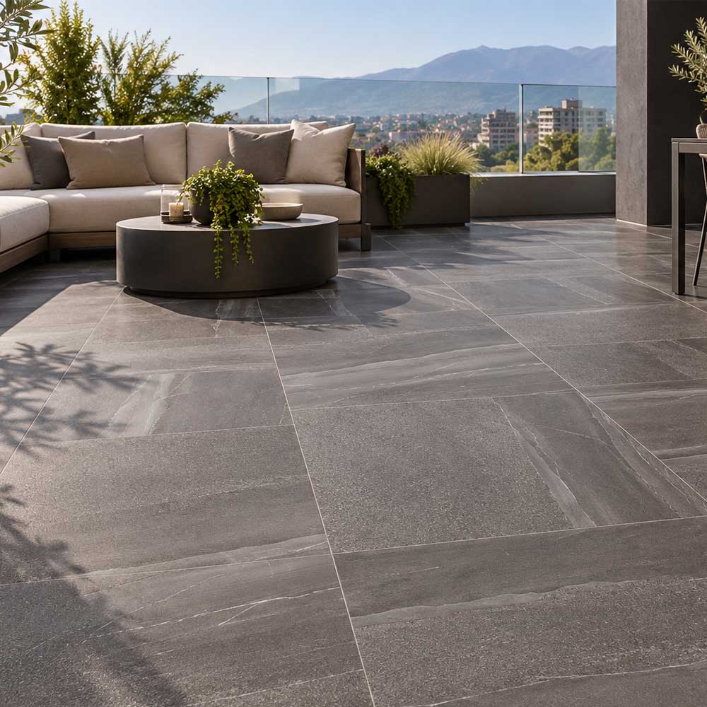 Gres - Glacier Charcoal Matt 60x60 Rectificado