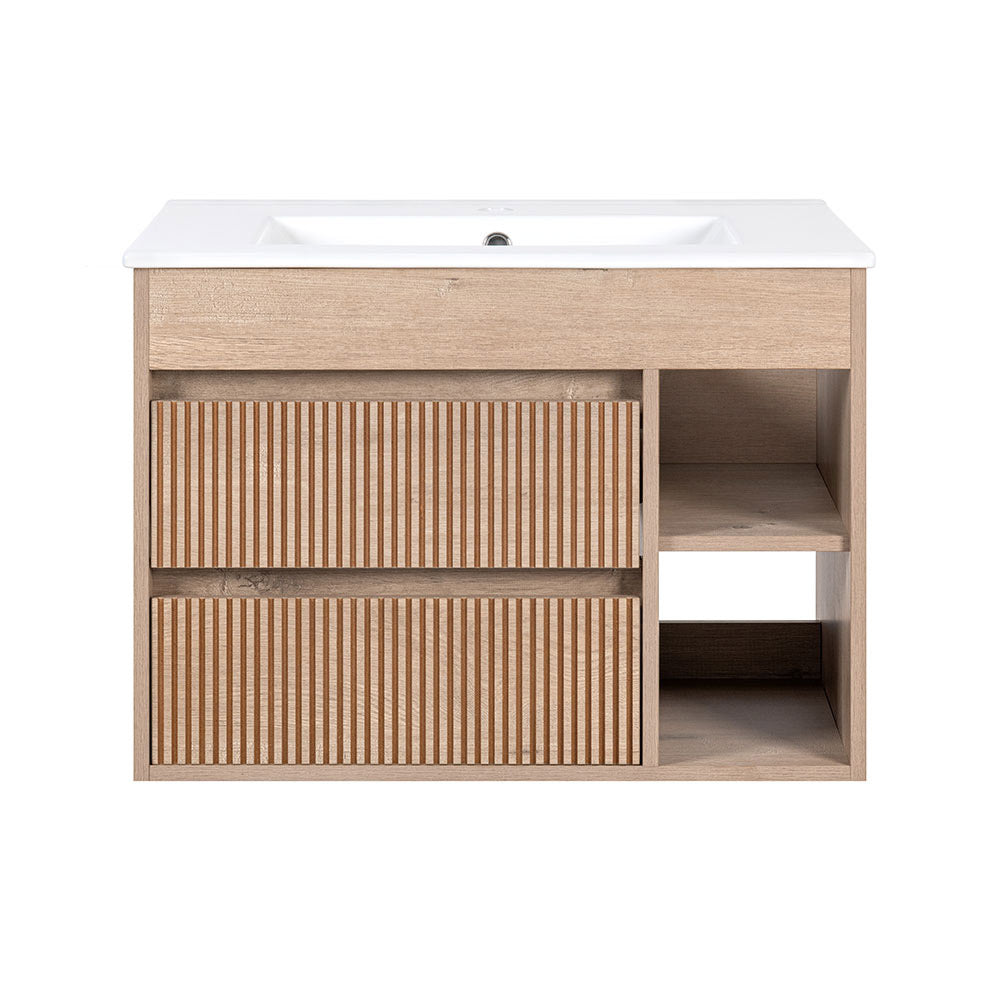 Pack Baño Lorca Cromo | Sanitario + Mueble Paris Lenga + Grifería