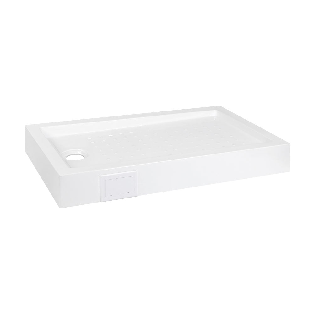 Pack Baño Oviedo | Mampara Corredera + Receptáculo | 140 cm ancho