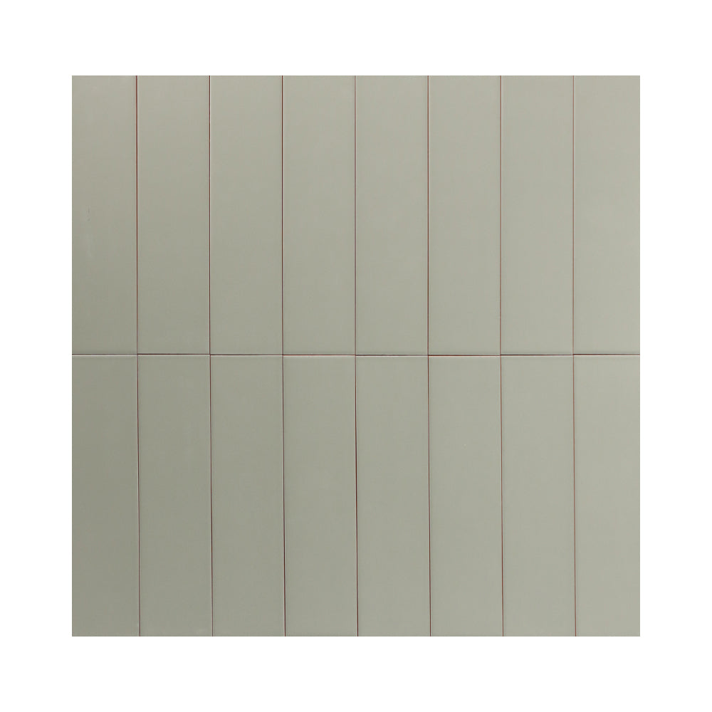 Cerámica Muro - Brick Nolita Oliva Mate 7,5 x 30 cm