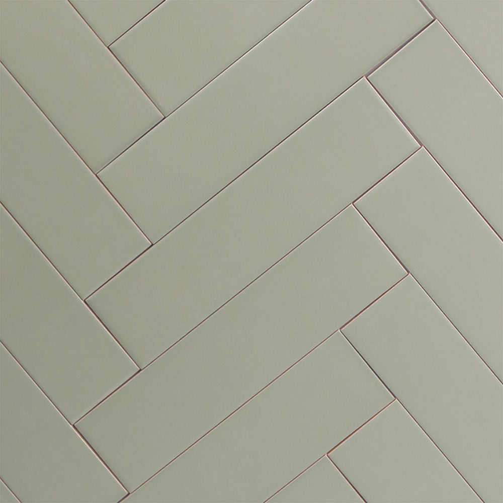 Cerámica  Muro - Brick Nolita Oliva Mate  7,5 x 30