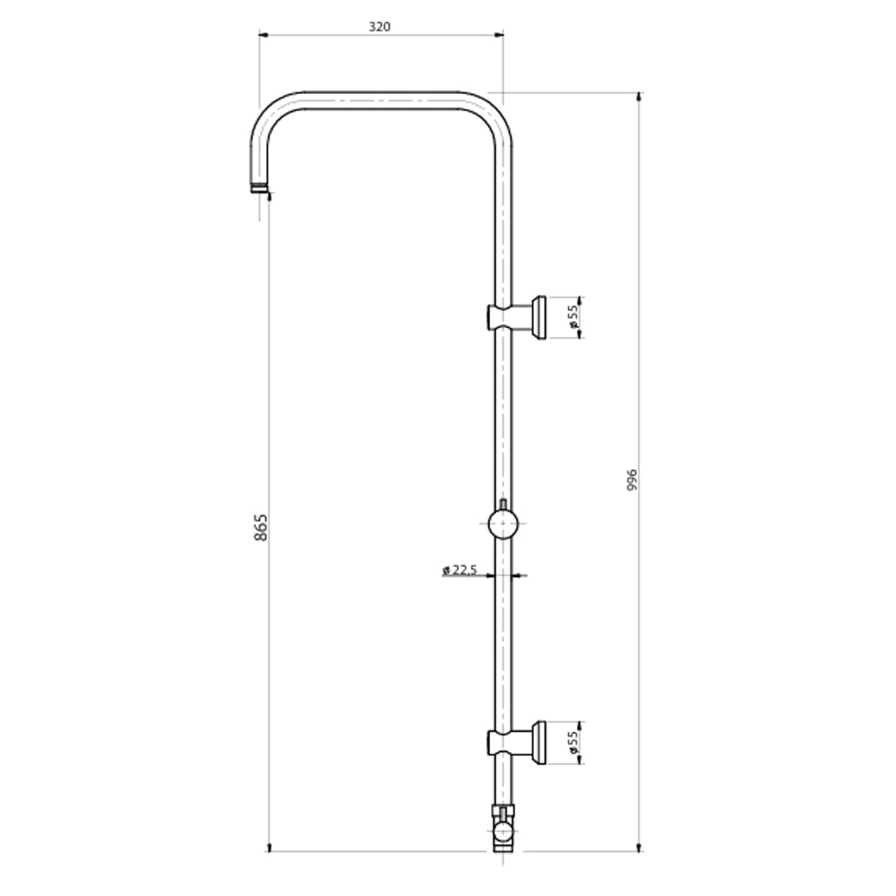 Pack Baño Ecléctico | Columna Ducha + Accesorios