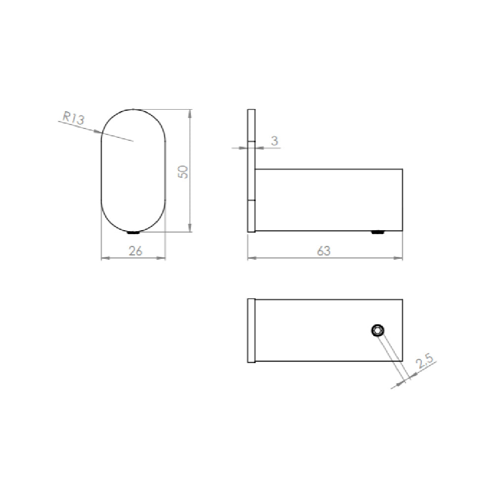 Percha Simple Brica