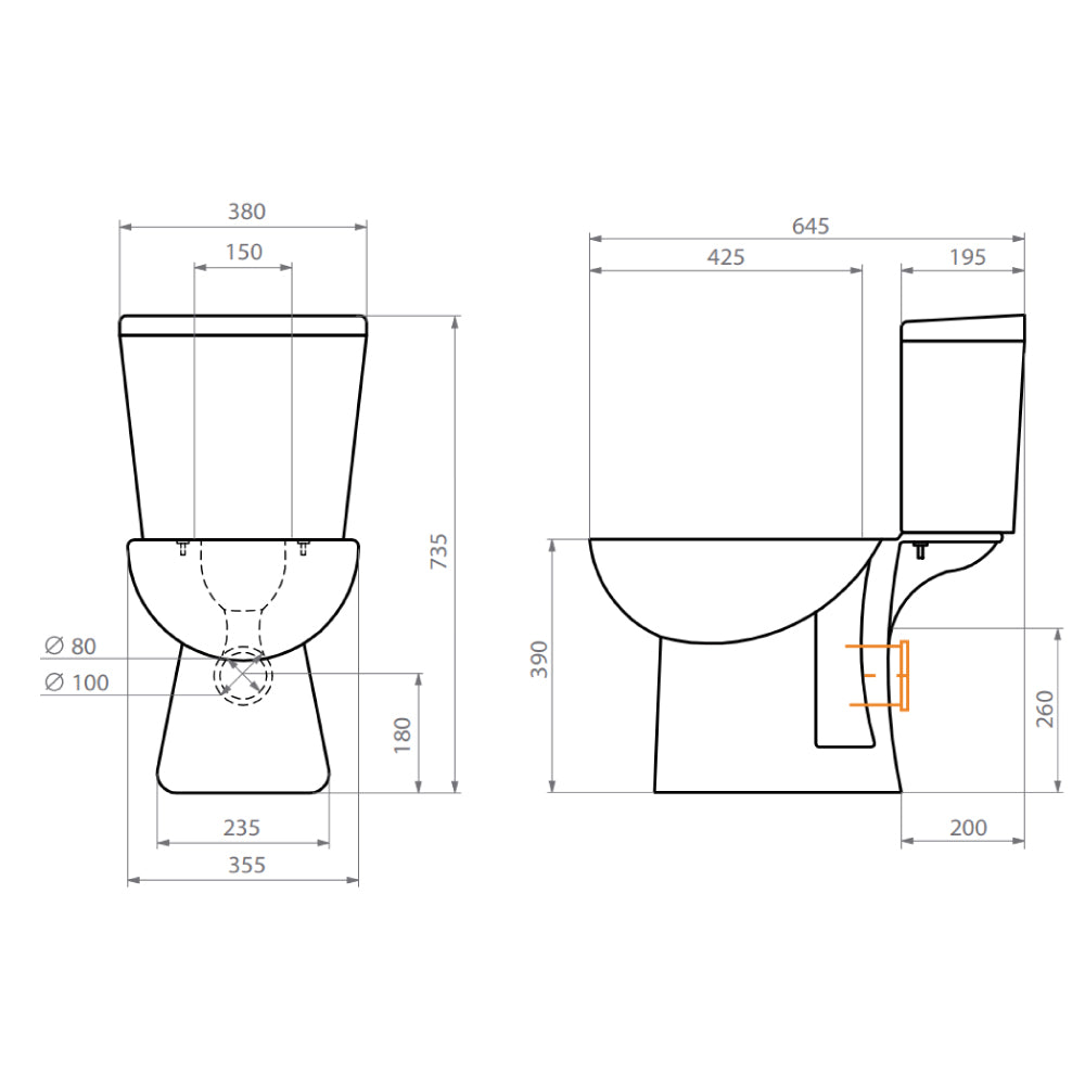Sanitario Wc Completo Aura