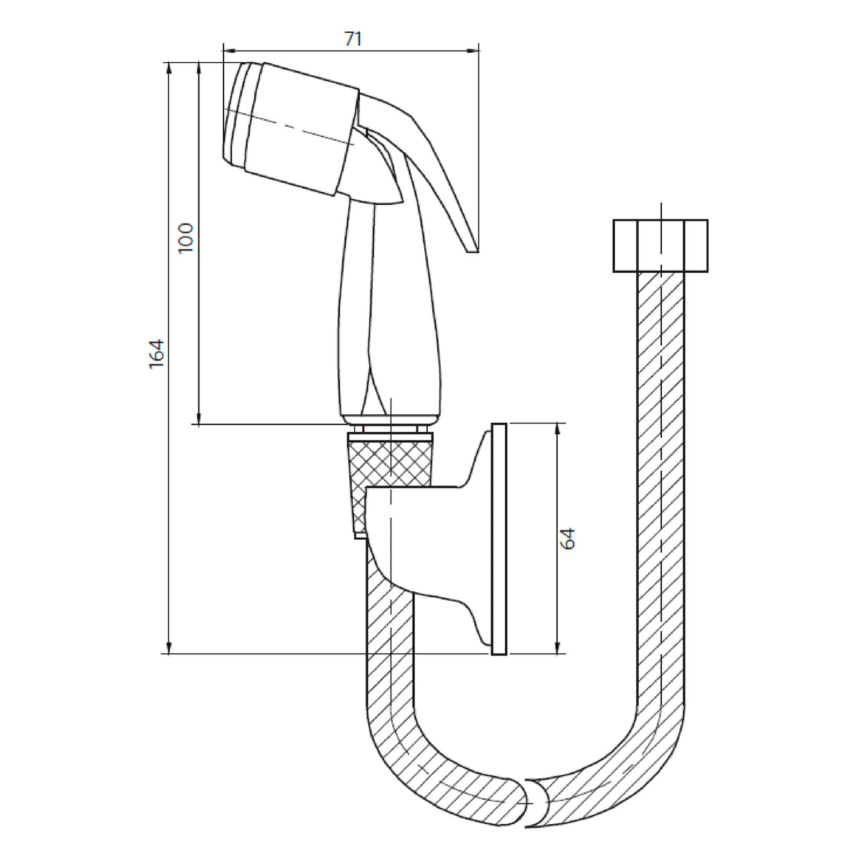 Ducha Bidet 1 Funciones