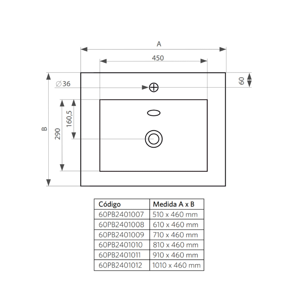Mueble de Baño Completo Mince Lenga
