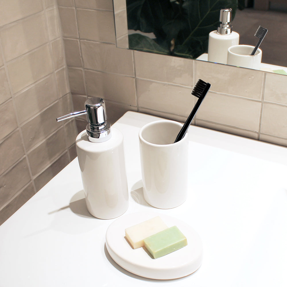 Kit Accesorios Baño Cerámico 3 piezas
