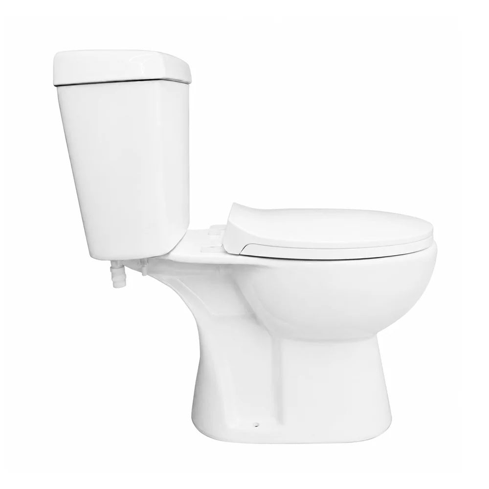 Sanitario Wc Descarga Piso 21 cm Two Piece Aura